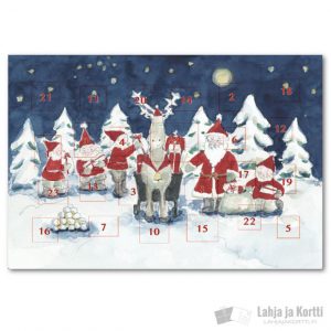 Joulukalenteri Kortti Aattoyönä