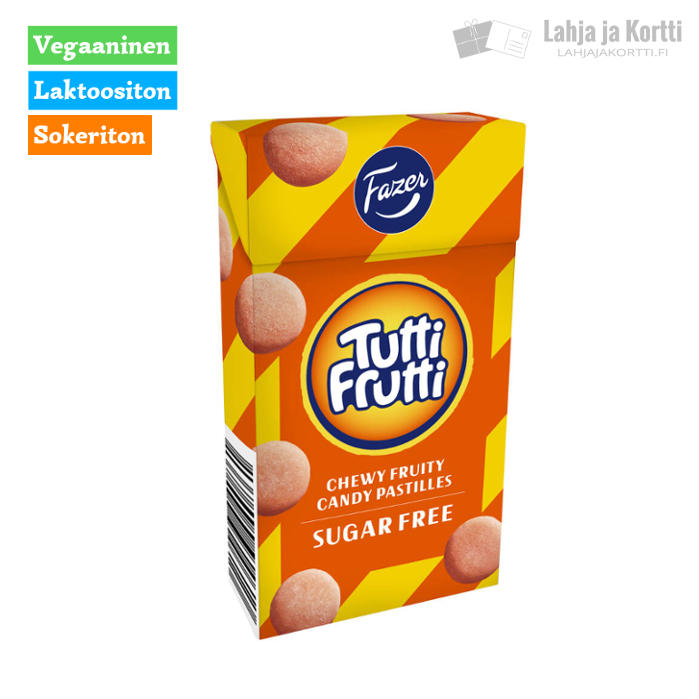 Fazer Tutti Frutti Sokeriton pastillit